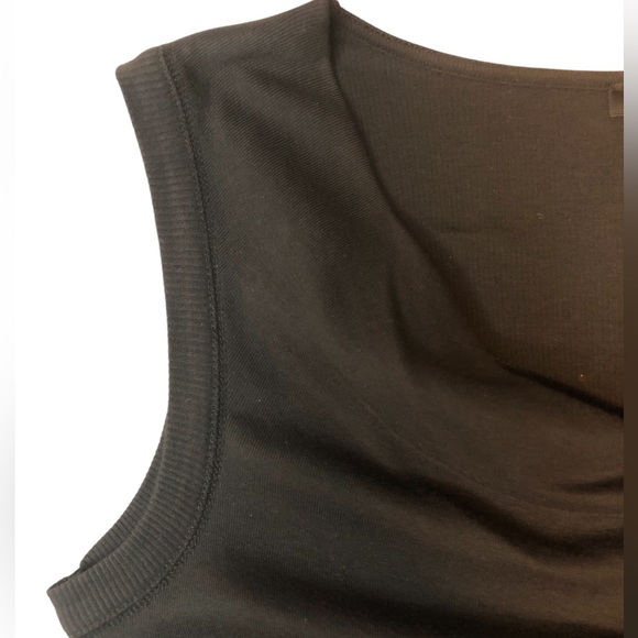 Talbots Black Sleeveless Cowl Neckline Top - Picture 5 of 9